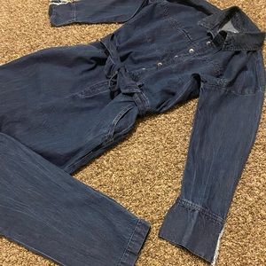 Guess Denim Utility Jumpsuit